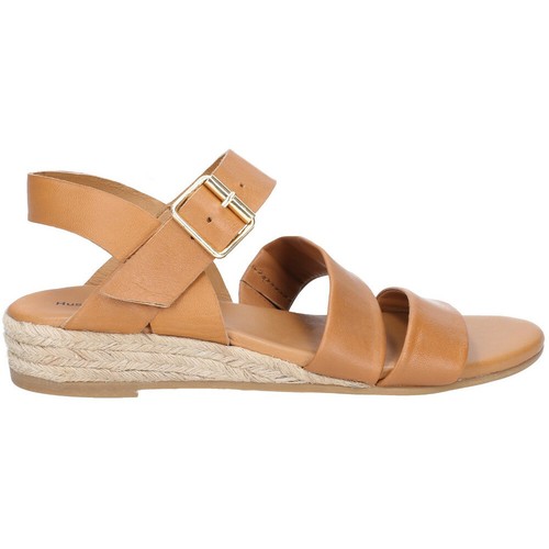 Hush Puppies Womens Ruby Buckle Strap Wedge Summer Sandals