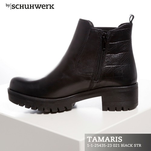 Tamaris Damen Boots 1-1-25435-23 021 schwarz