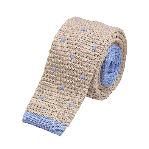 Details about / Mens Classic Knitted Polka Dots Star Pattern Skinny Necktie Business Neck Tie