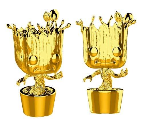 Funko 33514 POP Bobble Marvel Studios 10 Groot Chrome Multi