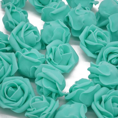 Artificial Rose Flower Foam Head Bouquet Wedding Home Party Festive Decoration