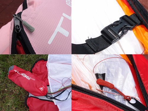 Paragliding TUBE concertina bag fast Quick bag Fast Packing Para Supply