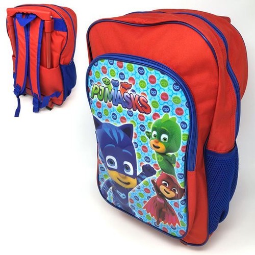Children/'s Large Premium PJ Masque Sac à roulettes-Sac à dos-Valise NEUF