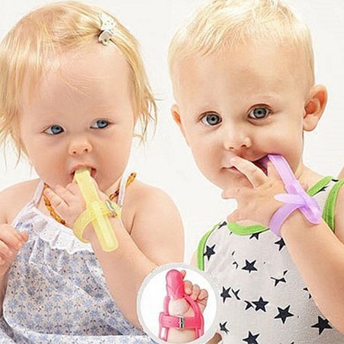 Adjustable Silicone Thumb Sucking Stop Finger Guard Thumbsucking For Baby Kids ~