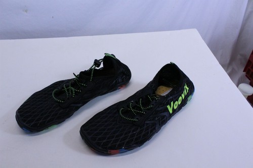 Unisex Water Socks Shoes Voovix Black Neon Green Women 8-8.5 Youth 5 EU 39