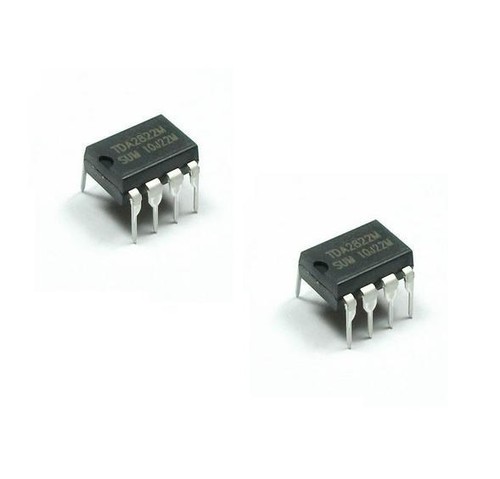 100PCS IC TDA2822 TDA2822M DIP-8 AMP AUDIO DUAL LOW VOLT NEW CA