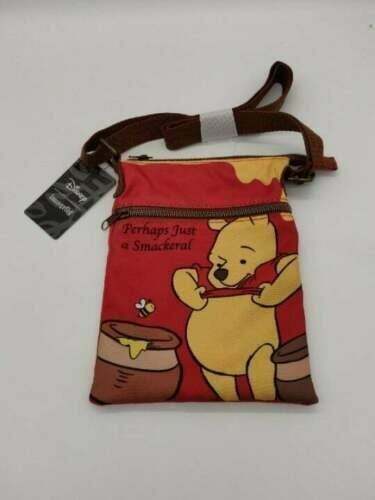 Details about / Disney Loungefly Red Winnie the Pooh Hunny Passport Crossbody Purse Bag NWT