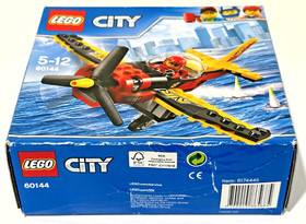 Retired ©2017 LEGO 60144 Town City Airport Race Plane 100% Complete Extras Box