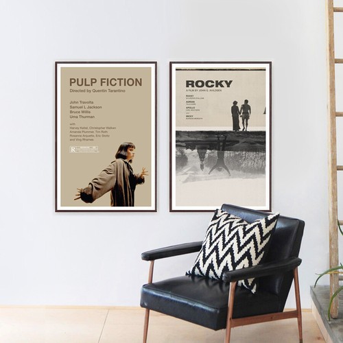 Pulp Fiction Poster Django Unchained Mia Wallace Reservoir Dogs Kill Bill