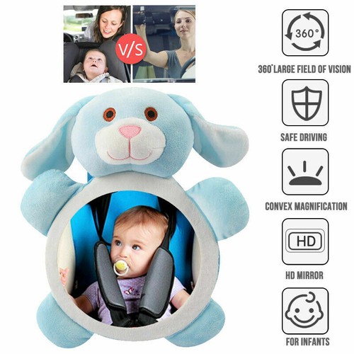 Cartoon Baby Crib Cot Pram Hanging Stroller Car Seat Mirror Pushchair Toy