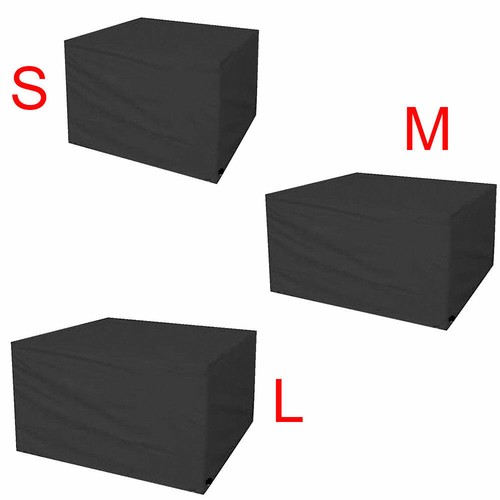 Impermeabile giardino Patio tavolo mobili copertura Ratten cubo quadrato nero