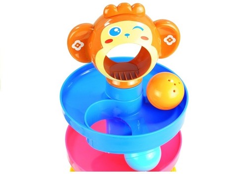 Rutschbahn Turm Äffchen Labyrinth Spielzeug Rutschbahnturm Baby Pyramide Ball