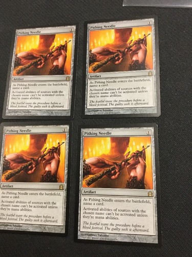 MTG 4x Pithing Needle LP