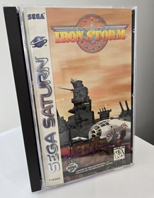 Iron Storm-Saturn- CIB-WWII Based Combat! Tanks! Air! Navel & Prototype Weapons!