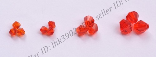 Wholesale Bicone Faceted Rondelle Glass Crystal Charms Loose Spacer Jewelry Bead