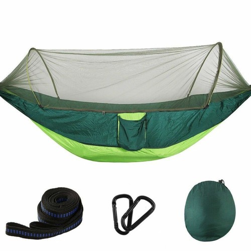 Outdoor Double Mosquito Net Hammock Tent Nylon Camping Hanging Bed Swing Chair