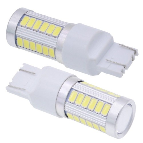 US 10X T20 White 7443 7440 5630 33SMD LED Dome Map Car Backup Reverse Light Bulb