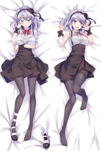 Dagashi Kashi Dakimakura Hotaru Shidare Anime Hugging Body Pillow Case Cover 59/"