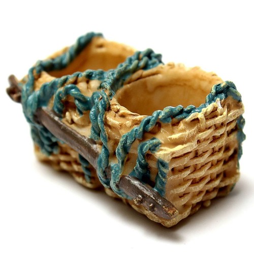 Miniature Dollhouse Ornament Pot Plant Craft Home Decor Wicker Gift Baskets AD