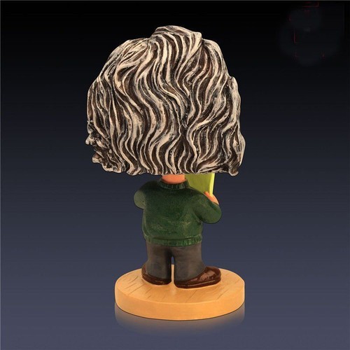 Resin Statue New Albert Einstein Bobble Head Tongue Out Ver