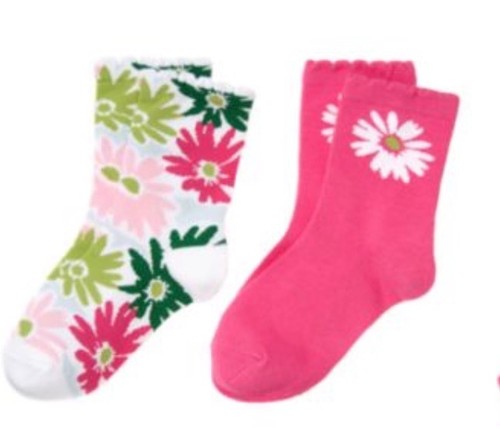 Gymboree Daisy Delightful 12-24 mo 3-4 Socks Butterfly pink 2011