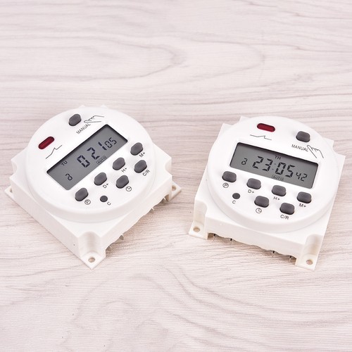 CN101A 24V-220V LCD Digitals Weekly Programmable Powers Timer Time Relay SwitHM