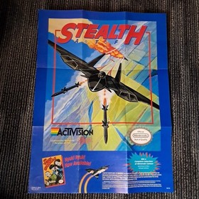 Póster NES Stealth ATF Auténtico Plegable Nintendo Inserto (ACT-LH-US-1)