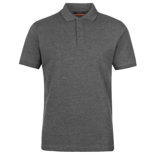 Pierre Cardin Plain Polo Camicia a maniche corte da uomo Grigio Marna S M L XL 2XL 3XL 4XL
