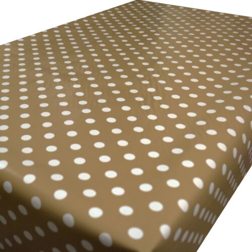 Polka Dot Spots Essuyer Nettoyer Nappe Toile Cirée Vinyle Table Housse Pvc