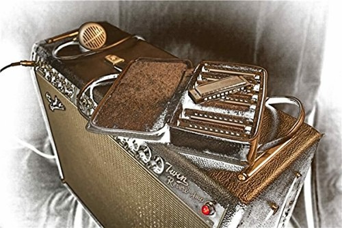 C Blues Instrumental Deluxe Play Method Classic Series Fender Harmonica
