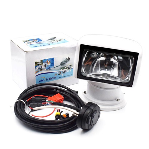 Remote Control Spotlight For SUV Car Marine Searchlight 12V 100W Bulb Time-Proof