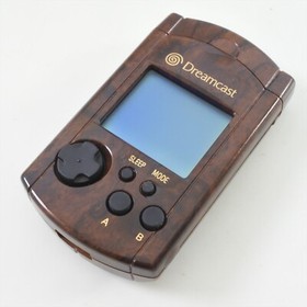Dreamcast Visual Memory WOOD GRAIN HKT-7000 Boxed Sega Official VMU 2710 dc