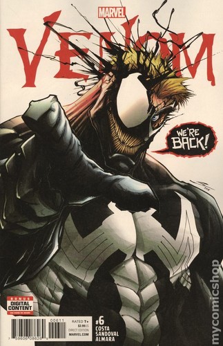 Marvel Venom #6A 2017 Sandoval Variant NM Stock Image