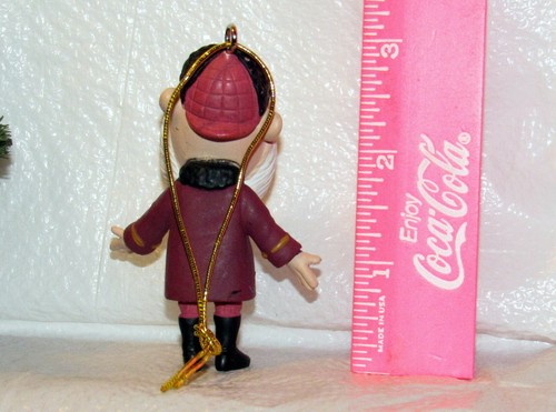 Rudolph The Red Nosed Reindeer Skinny Santa Claus In Regular Clothes Ornament