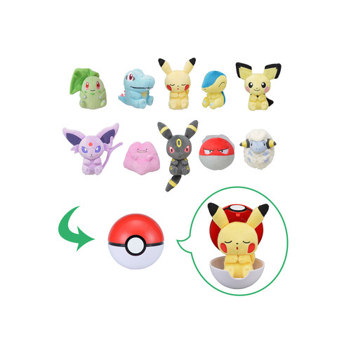 Pokemon Center Original Petit Plush in Poke Ball Case vol.2 Cyndaquil doll