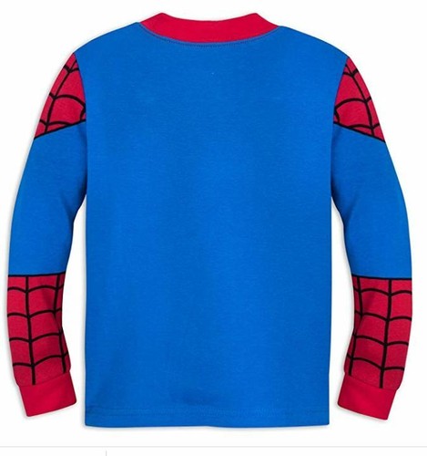NEW Disney Store Superhero SPIDERMAN PJ Pal Costume Pajamas