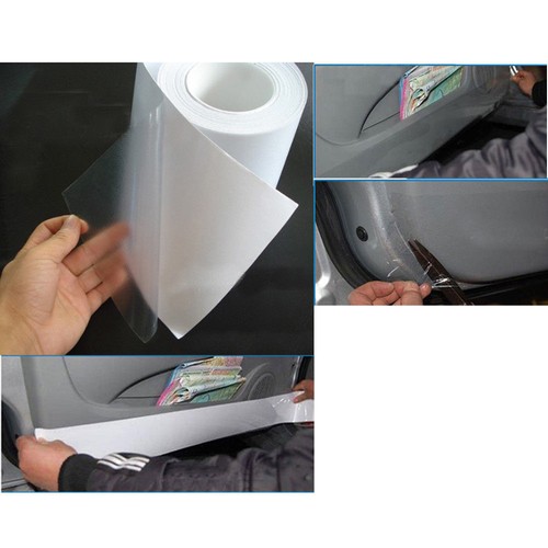 15X300cm Car Door Sill Edge Paint Clear Protection Scratches Vinyl Film Sticker