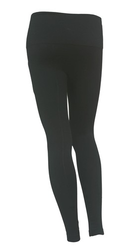 Women High Waist Solid Zipper Leggings Stretch Pants Trouser