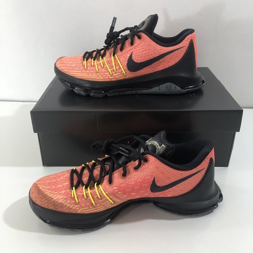 Nike KD 8 Kevin Durant Hunt/'s Hill Sunrise Crimson Orange Black 749375-807 SZ 10