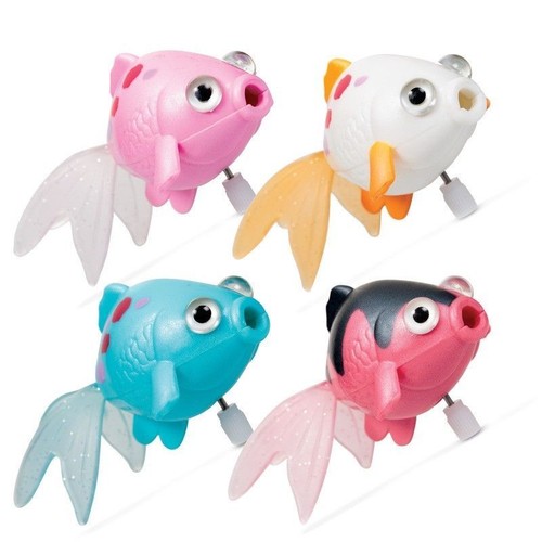 2x Fische zum Aufziehen Bunt Fische Spielzeug Wasserspielzeug Badeente Bade