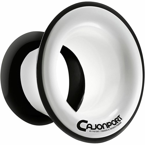 White CP1WH KickPort CP1-WH CajonPort Sound Enhancement Cajon Port Insert