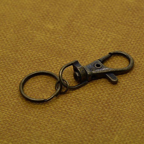 Lot Of 20pcs Alloy Swivel Claw Clasp Lanyard Clips Snap Hooks Keychains Ring DIY