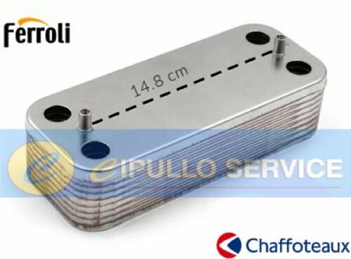 TERMOTEK SCAMBIATORE CALDAIA CHAFFOTEAUX SAVIO FERROLI BIASI TERMOTEK 12 PIASTRE