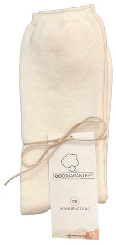 100/% Naturel Pure Organique Certifié Coton Long Chaussettes 37//39 Homme Femme 4//6