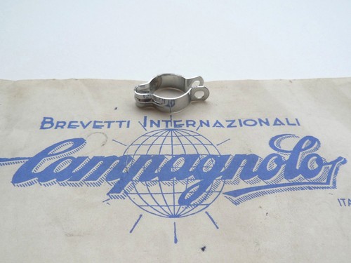 #170 *Rare NOS Vintage 1950s Campagnolo rear stay gear cable guide clip *