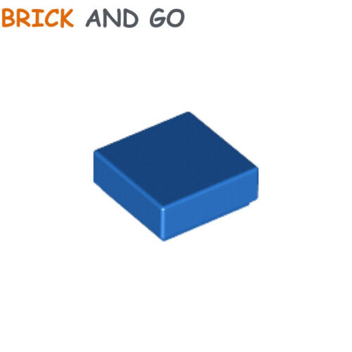 Plate Tile 1x1 Groove NEUF NEW bleu, bright blue 6 x LEGO 3070 Plaque Lisse
