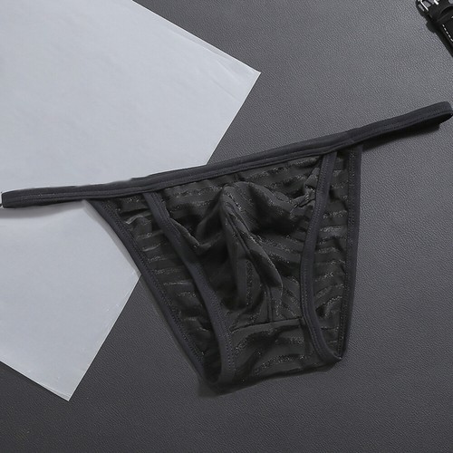 Tanga Herren Unterwäsche Atmungsaktiv Netz G-String Unterhosen Schlüpfer
