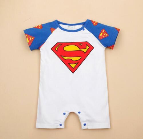1pc Baby clothes Infant boys girls bodysuit one piece superhero photo props