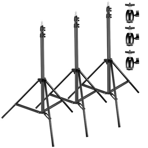 Neewer 3-Pack Soporte de luz Ajustable para Fotografía de Producto