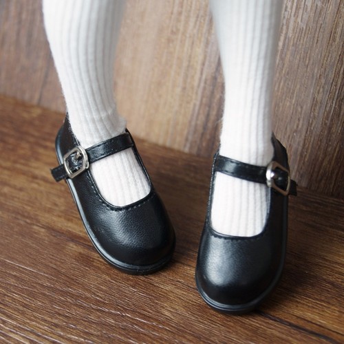 BJD Black Synthetic Shoes Flats For 1//4 17/" 44cm BJD doll AOD MSD DOD DK DZ